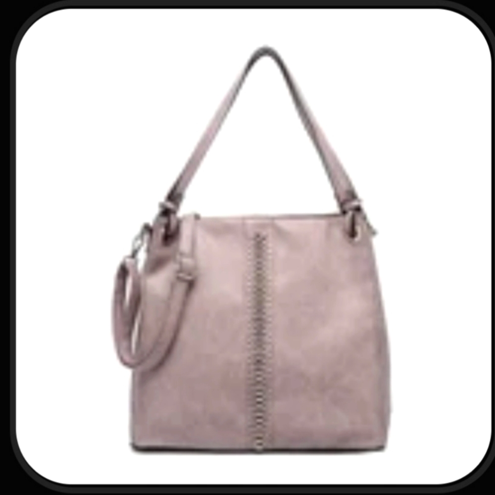 Purple hobo bag